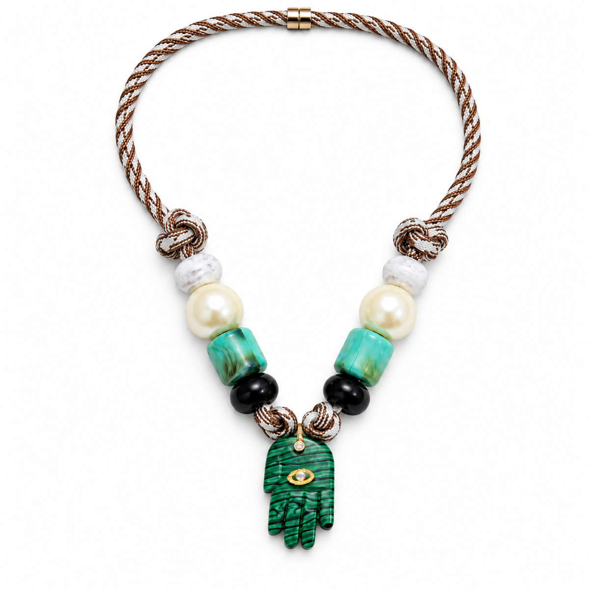 The lucky hamsa necklace